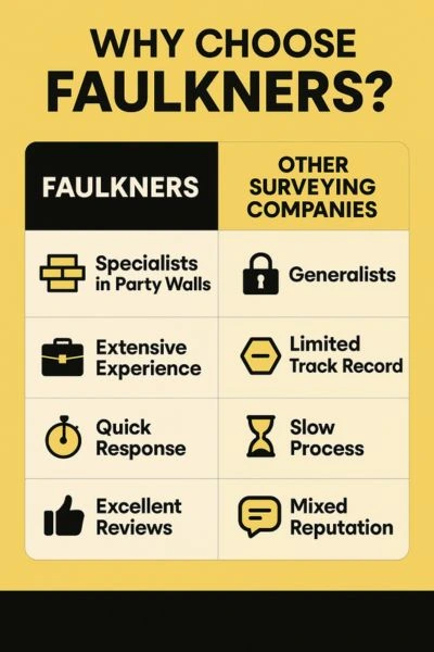 Can I Alter The Party Wall Surveyor? - A Crucial Guide From Faulkner Surveyors 4 Party Wall Mediation {bane} Faulkner Surveyors Ruislip Best Surveyor Near me Ruislip