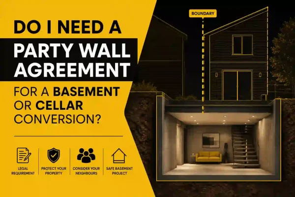 Do I Need a Party Wall Agreement for a Basement or Cellar Conversion